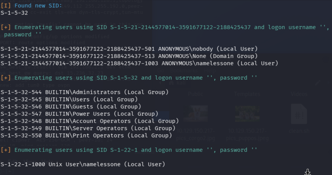 Enumeración de usuarios SMB
