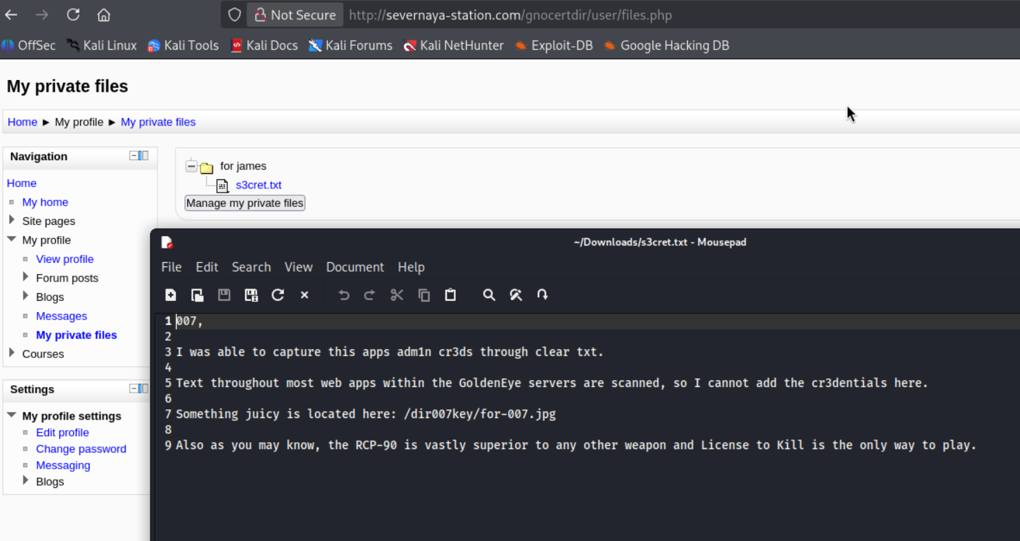 Lectura de s3cret.txt